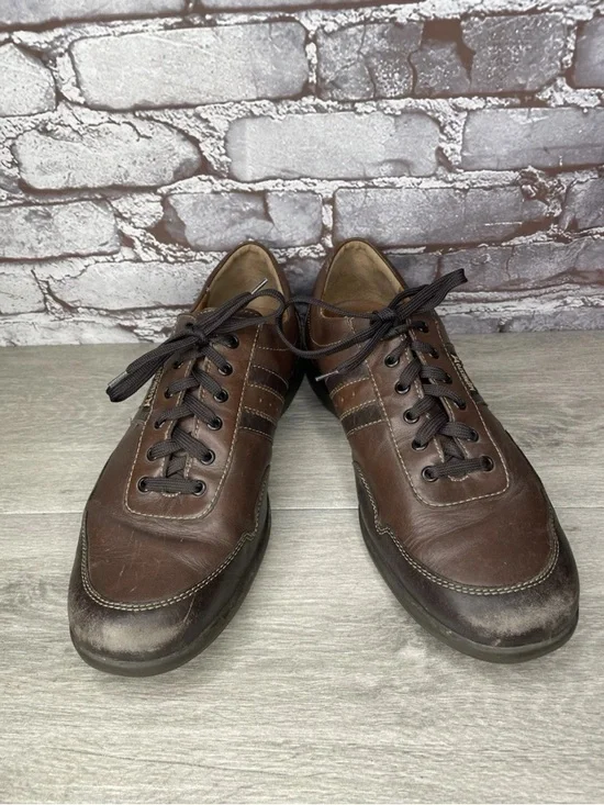 Mephisto Bonito Air-Jet Brown Leather Lace Up Walking Shoes Men’s sz 12M US/45EU - Picture 9 of 14